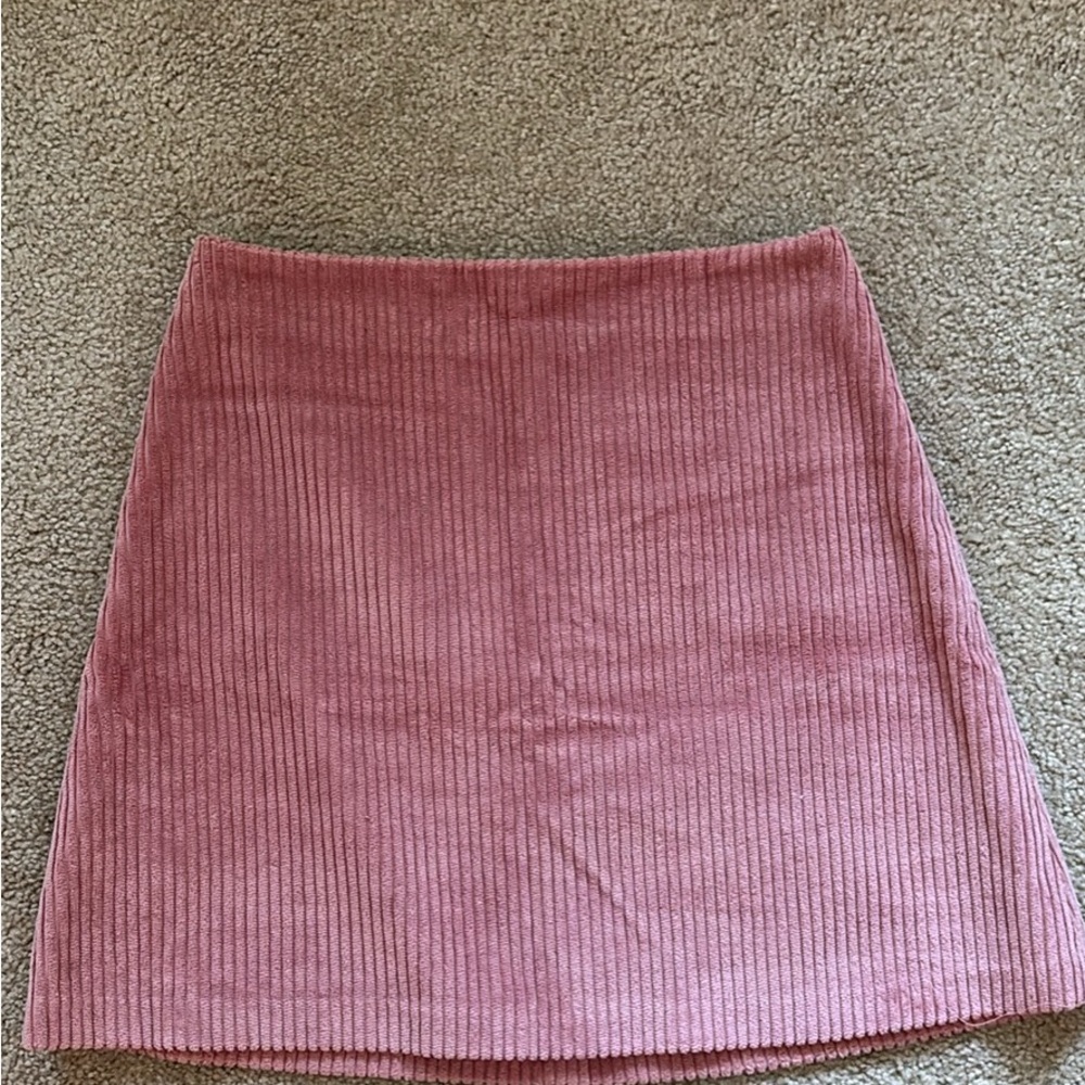 Wilfred Rene Pink Corduroy Skirt